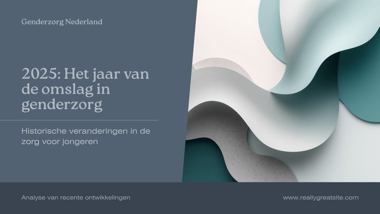 2025: het jaar van de omslag in de genderzorg voor jongeren