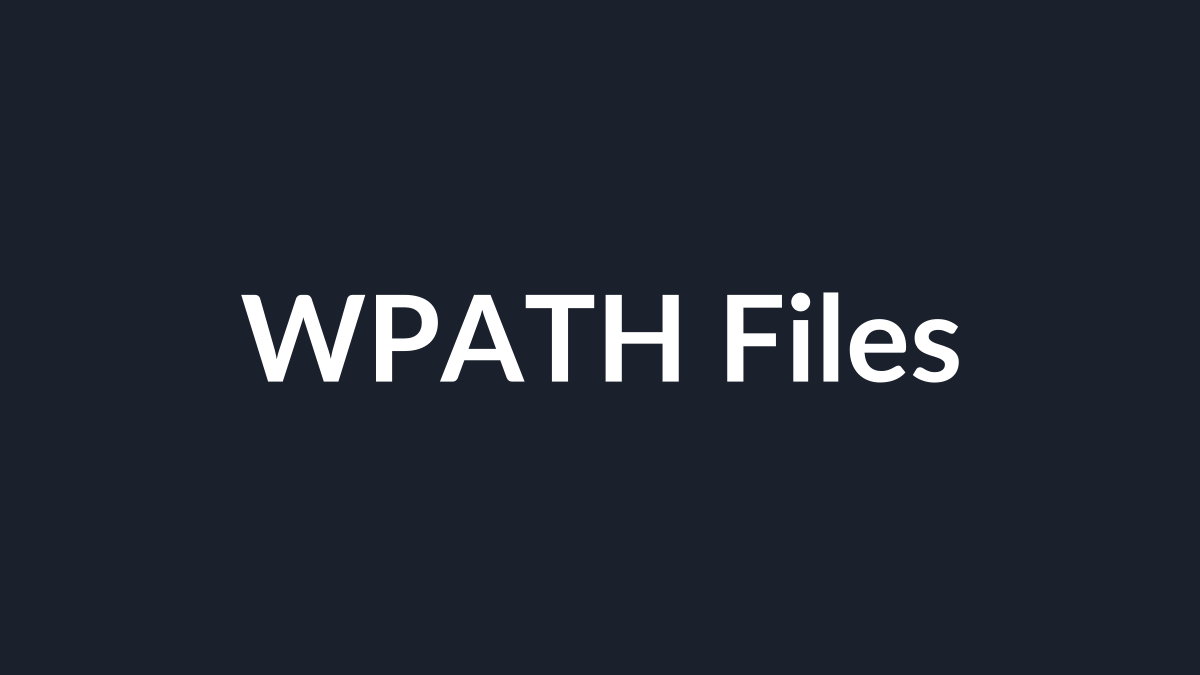 Dossier: De WPATH Files