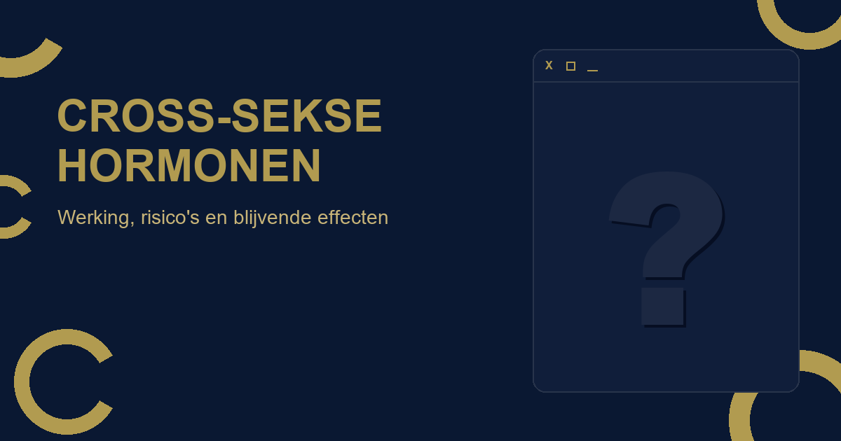Cross-sekse hormonen